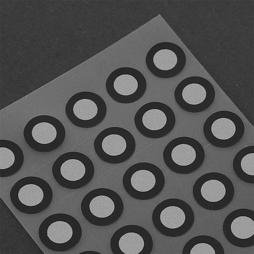 4 Sheets Reflektierende 3D-Scan-Aufkleber Reflektierender Scanner Tragbarer - Bild 7 von 12