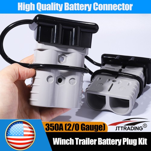 50A/175A/350A Battery Quick Connector Kit Plug Connect Disconnect Winch Trailer - Picture 12 of 30