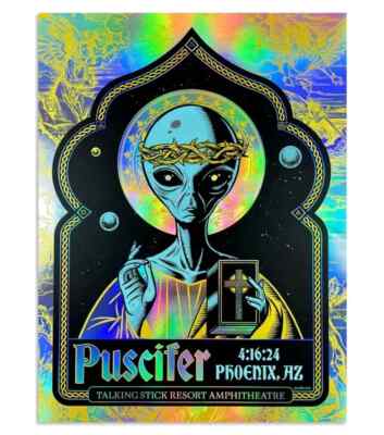 Puscifer Foil Poster 4/16/2024 Phoenix AZ Signed & Numbered