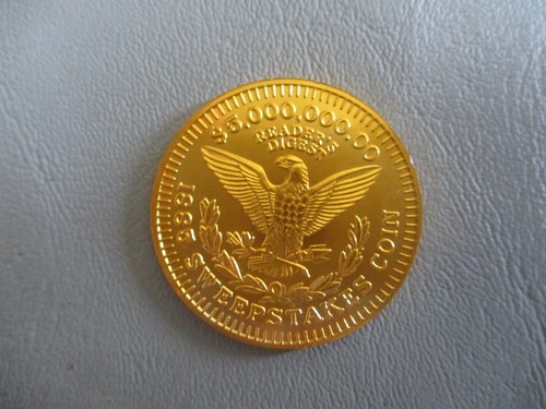 5 Vintage READERS DIGEST SWEEPSTAKES TOKENS - Picture 10 of 12