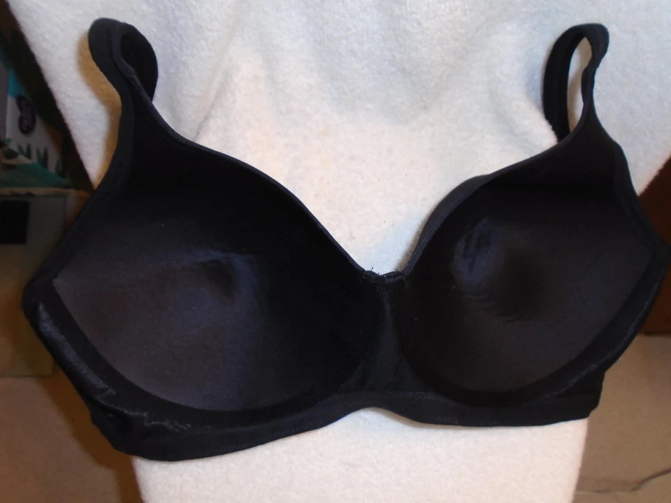 Sujetador de cobertura completa Leading Lady, negro, talla 38F Foto 3 de 4