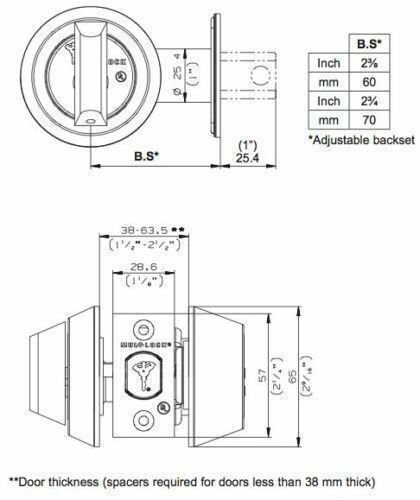 Mul-T-Lock MTL 800 Hercular Double Cylinder Captive key Deadbolt Nickel Satin - Picture 12 of 12