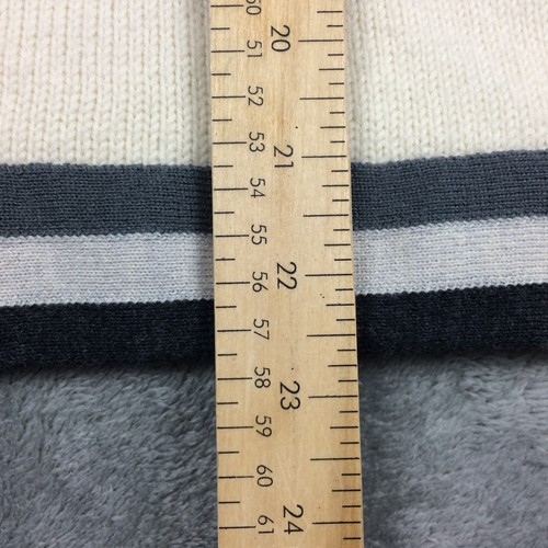 J Crew Wool Sweater Womens Medium Wool Ivory Knit Capsule Minimalist Crew Neck - Picture 8 of 15