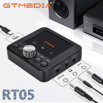 Bluetooth 5.0 Empfänger 3.5mm AUX Cinch Buchse Hifi Wireless Audio Musik Adapter