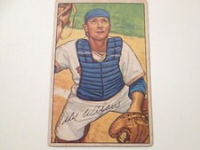 1952 Bowman Baseball Del Wilber Boston Red Sox   Vg Bks $60