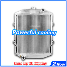Aluminum Radiator For John Deere 1050 Compact Tractor Oe# Ch13963 & Ch18416 2row