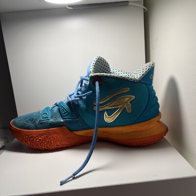 Size 8.5 - Nike Kyrie 7 Concepts Horus Orange-Ice/Teal | eBay