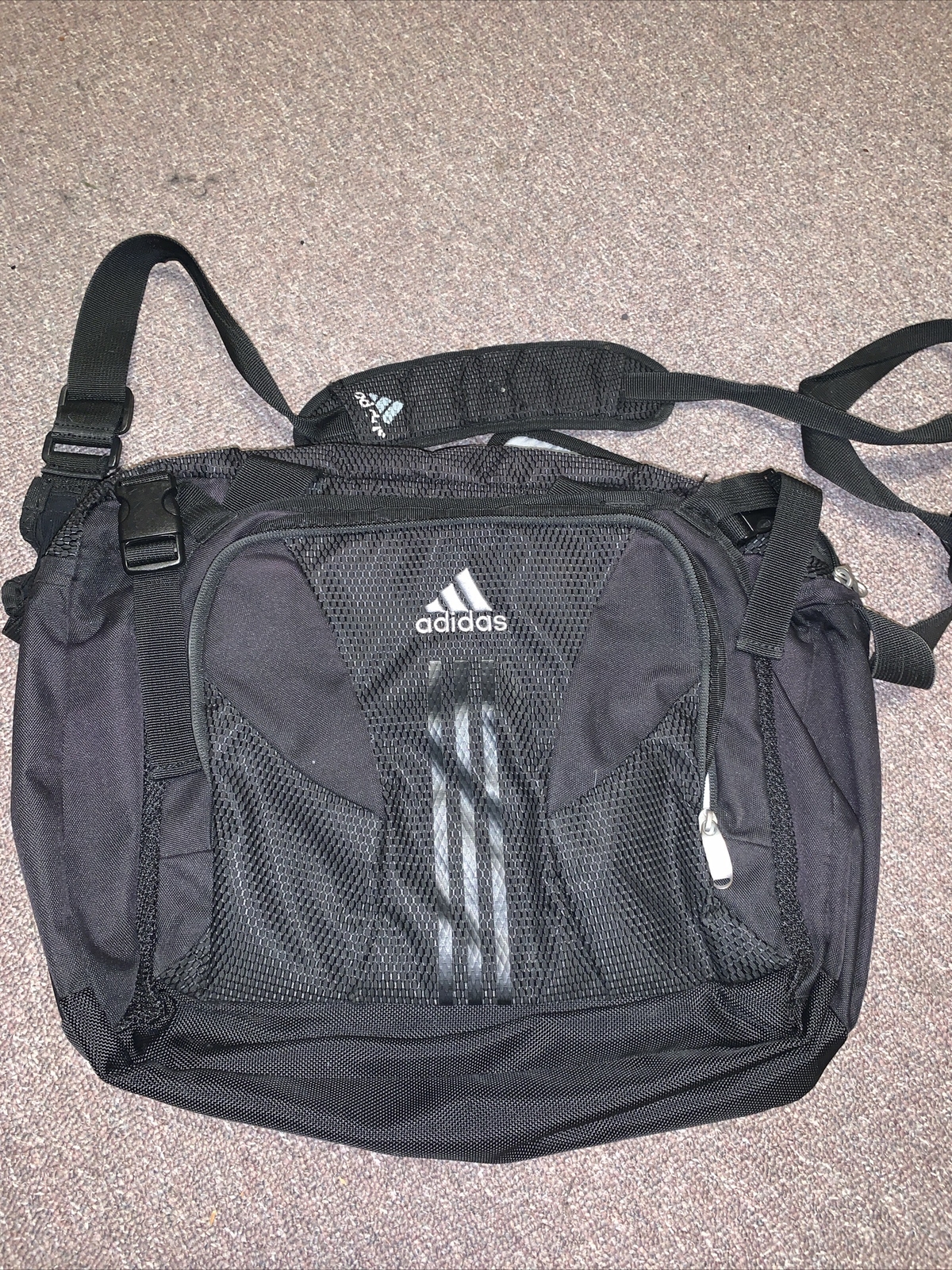 Adidas Stadium Messenger Bag, Black, One Size Coaching Tote/Laptop