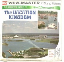Walt Disney World Vacation Kingdom 3d View-Master 3 Reel Packet NEW SEALED