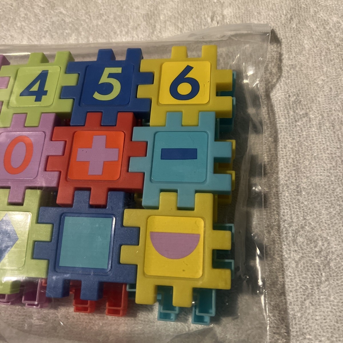2X ANKYO PUZZLE CONNECTORS Alphabet (54 ct) & Numbers (54 ct) STEM