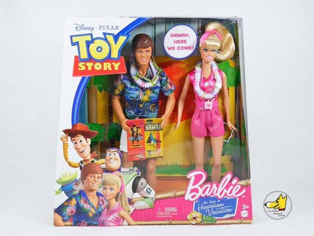 Toy Story 3 Barbie Ken Hawaiian Vacations Figure Disney