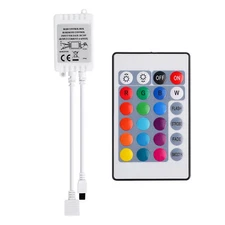 24 Key RGB IR Remote Controller 16 Color Changing for DC 24V LED Strip Light