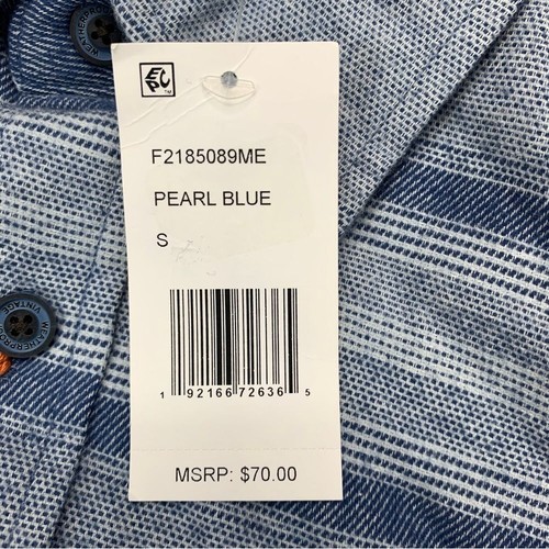 WEATHERPROOF VINTAGE mens shirt Brushed Horizontal Stripe Woven Shirt Size S - Picture 3 of 12