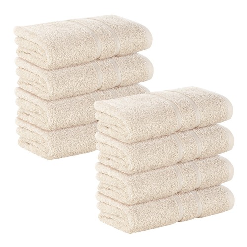 PAQUETE DE 8 toallas de ducha toallas de baño toallas de sauna invitados 500 g/m2 - Imagen 75 de 78