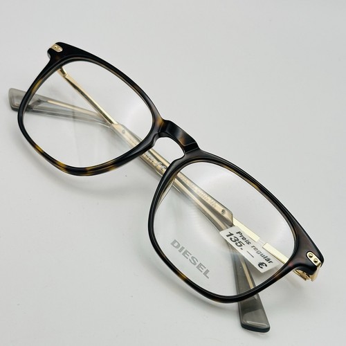 Diesel eyeglasses Men Ladies Oval Braun Gold Mod. DL 5423 Logo New - Picture 6 of 10