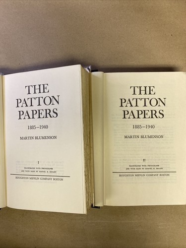 The Patton Papers Volume 1 & 2 1885-1940 By Martin Blumenson - Picture 3 of 7