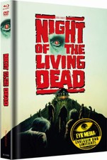 "NIGHT OF THE LIVING DEAD" - Tom Savini Remake, BLU RAY + DVD MEDIABOOK wattiert