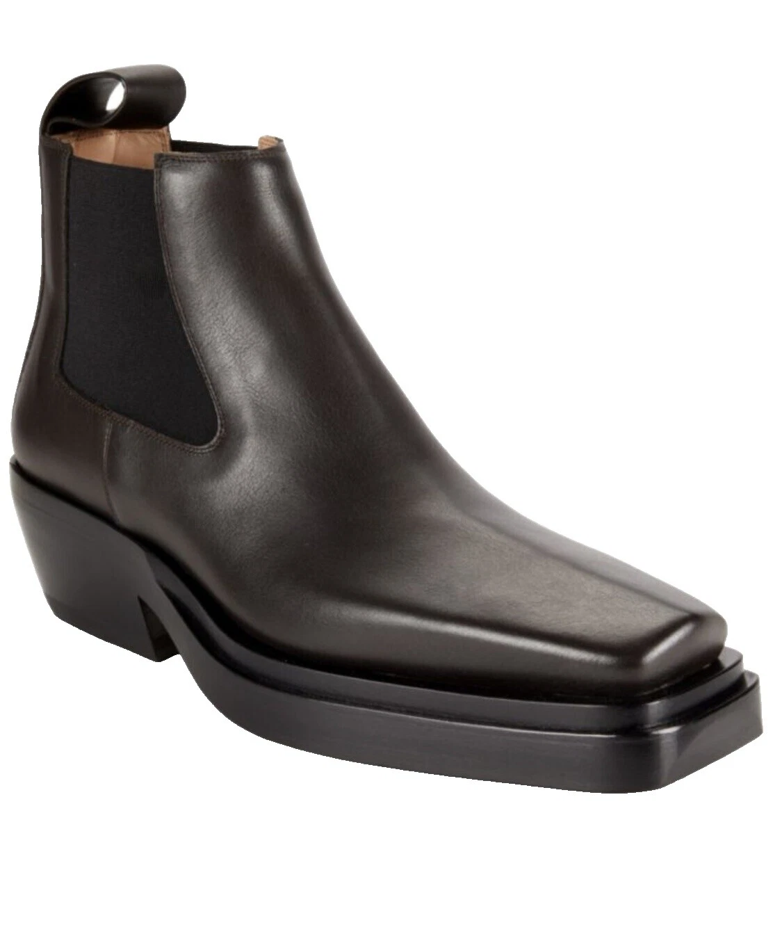 Botas para hombre Bottega Veneta superiores lisas de cuero