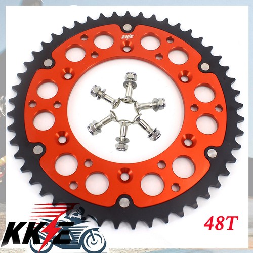 44T 48T 49T 50T 51 52T Rear Hybrid Sprocket Fit KTM SXF EXC XCW 2000-2024 Orange - Picture 8 of 12