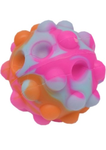 Set of 6 Pop Fidget Stress Balls in Assorted Colors - Picture 3 of 6