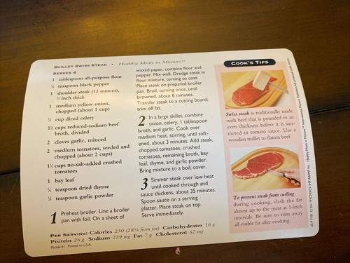 Vintage Healthy Meals in Minutes Recipe Cards, Case, 956 Cards + Index Cards - Picture 10 of 13