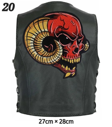 Flicken zum Aufnäher Aufbügler Patch Biker Motorrad Custom Kutte Rücken Weste - Bild 45 von 69