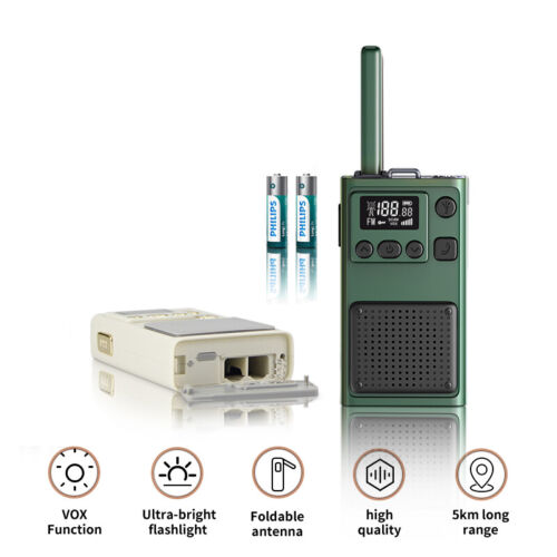 Walkie Talkie de Largo Alcance Radio de Dos Vías Portátil Paquete de 2 Walkie Talkie para Exterior - Imagen 19 de 23