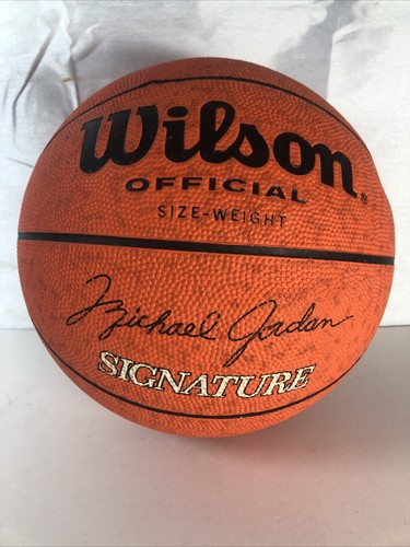 Vintage Wilson Michael Jordan offizielle Größe Gewicht Signatur Basketball: Leaks Air