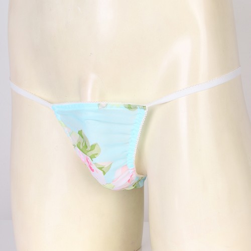 Herren Blumenmuster niedrig erhöht G-String Tanga Sissy Höschen Bikini Slips Unterwäsche - Bild 15 von 83