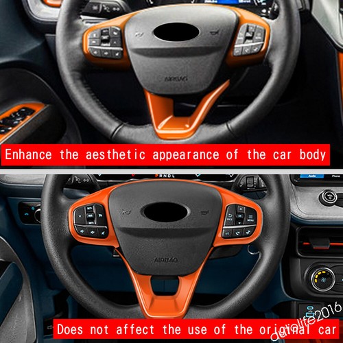 Cubierta de panel de palanca de cambios interior naranja para Ford Maverick 2022-2024 - Imagen 11 de 19