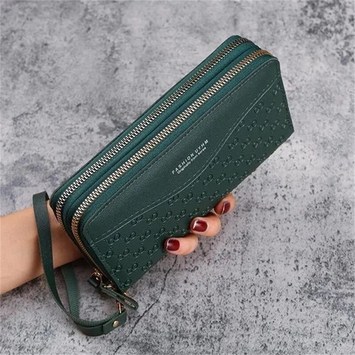 UK Ladies PU Wallet Long Purse Phone Card Holder Case Clutch Large Capacity - Picture 17 of 19