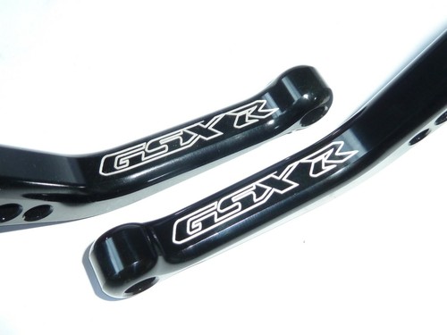 SUZUKI GSXR1000 2007-2008 K7-K8 BRAKE & CLUTCH LEVERS BLACK RACE TRACK ROAD - Picture 1 of 9