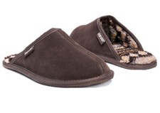 MUK LUKS -The Original Printed Berber Suede Scuff Men's Slipper