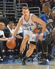 Nik Stauskas Autographed 8x10 Philadelphia 76ers Sixers Free Shipping #S2298A