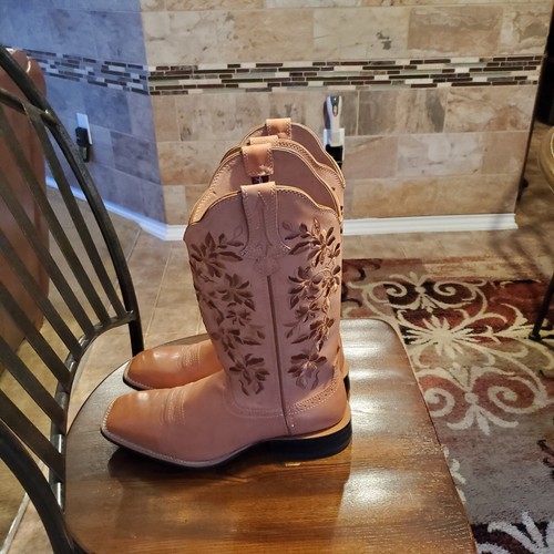 Twisted X Hooey Damen-Westernstiefel breite eckige Zehenpartie WHY0012 10B - Bild 6 von 16