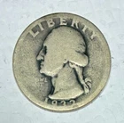 1932-D Washington Quarter, AG Condition, Key Date In Series!