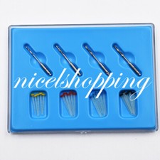 Dental AAA Fiber Post Resin High-intensity Screw Thread Glass 20 Pcs + 4 Drills
