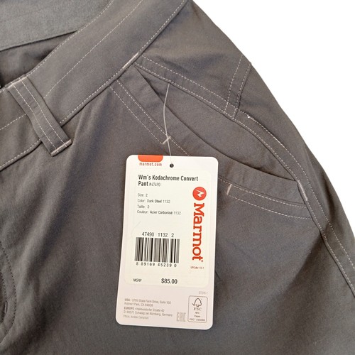 MARMOT Kodachrome Convertible Pants Women's Size 2 Outdoor Hiking Camping - Picture 7 of 9