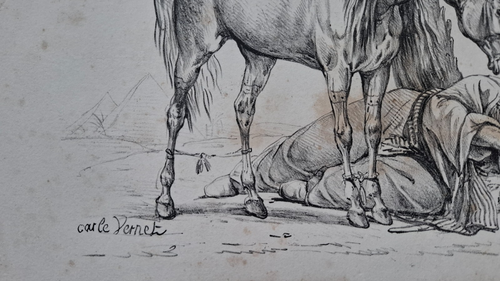 Carle VERNET Lithographie - Picture 9 of 10
