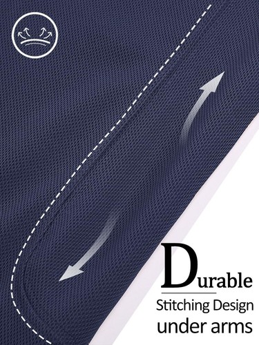 Men's Short Sleeve Atheletic Polo Shirts Quick Dry Team Active Work Casual Golf - Picture 17 of 84