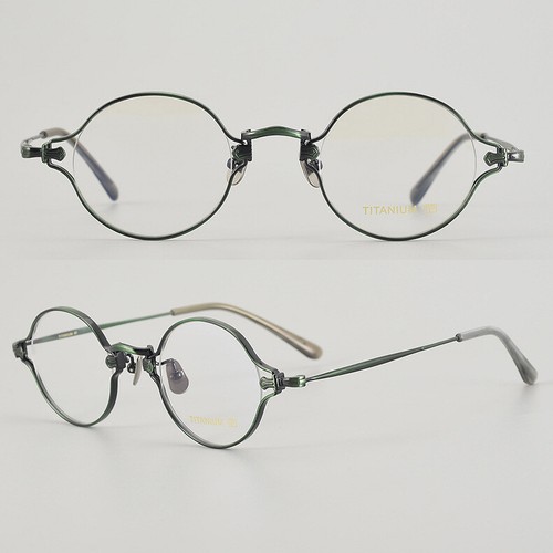 Vintage Round Metal Eyeglass Frames Men Glasses Women Lightweight - Picture 18 of 20