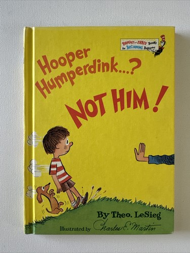HOOPER HUMPERDINK…? NOT HIM! Theo LeSieg DR. SEUSS 1st Edition 1976 - Bild 1 von 4
