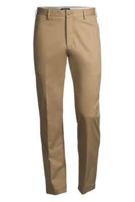 Lands' End Men's Tailored Fit No Iron Chino Pants Khaki 31 NWOT