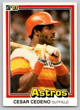 1981 Donruss - #263 Cesar Cedeno