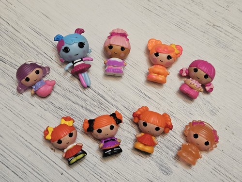 Lalaloopsy 3" Mini Dolls Lot of 9 Assorted Dolls