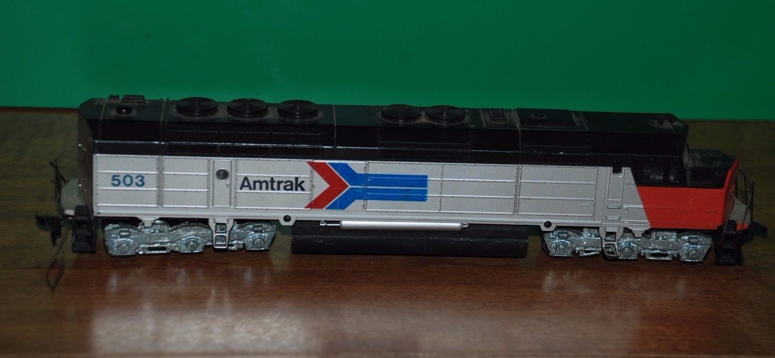 Vintage Ho Scale Model Train Amtrak Locomotive 503 Vintage Ho Scale Model Train Amtrak Locomotive 503
