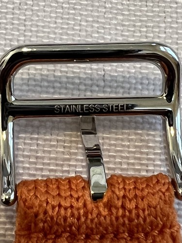 Apple Watch Hermès - 41 mm tricot arancione singolo tour - Foto 7 di 14