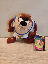 Vtg Space Jam Taz plush McDonalds Tasmanian Devil Doll 8" 1996 Looney Tunes