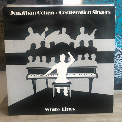 Jonathan Cohen White Lines 1982 Kitsch Vintage Easy Listening Vinyl Lp