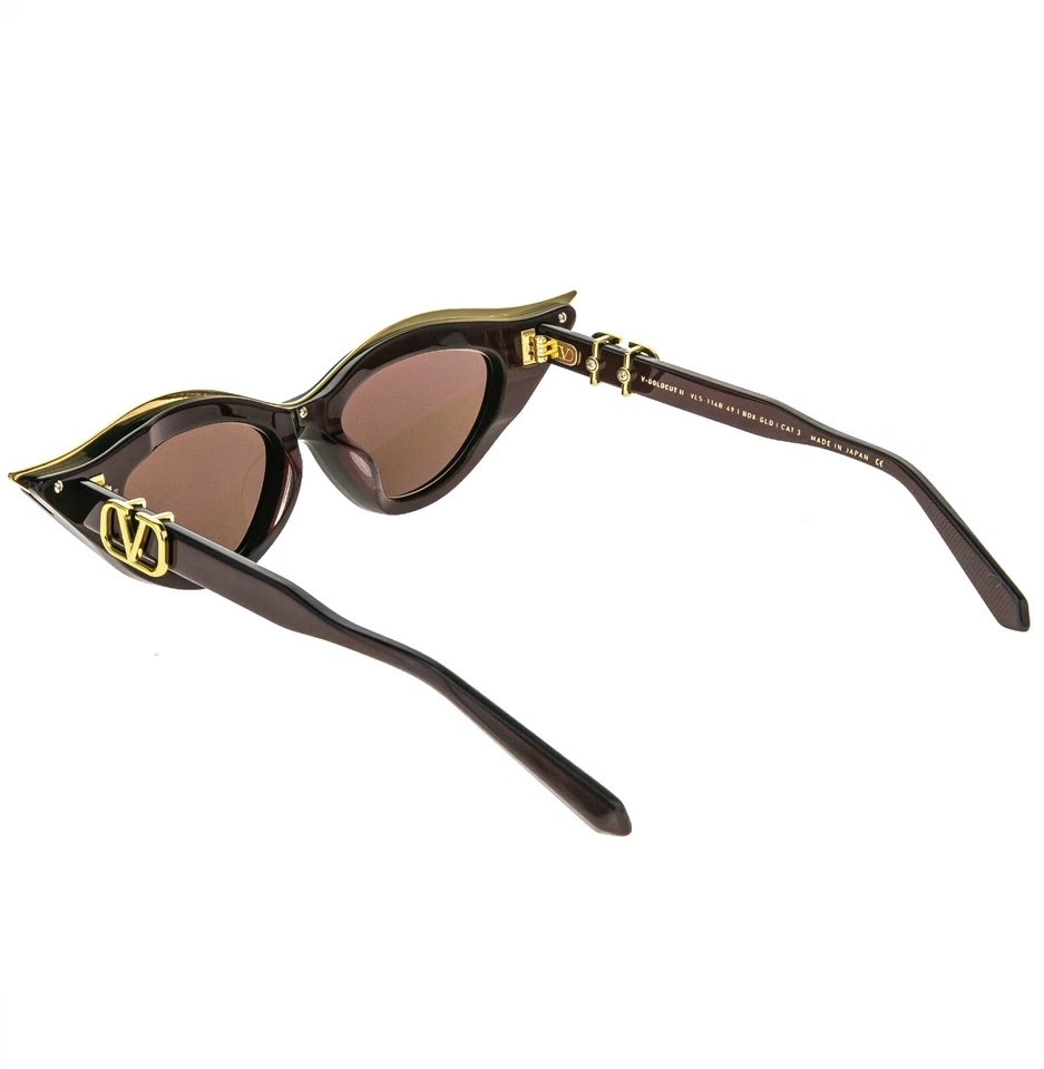 Gafas de sol VALENTINO VLS114 V GOLDCUT II Burdeos Oro Titanio VLS 114B Moda Foto 3 de 4